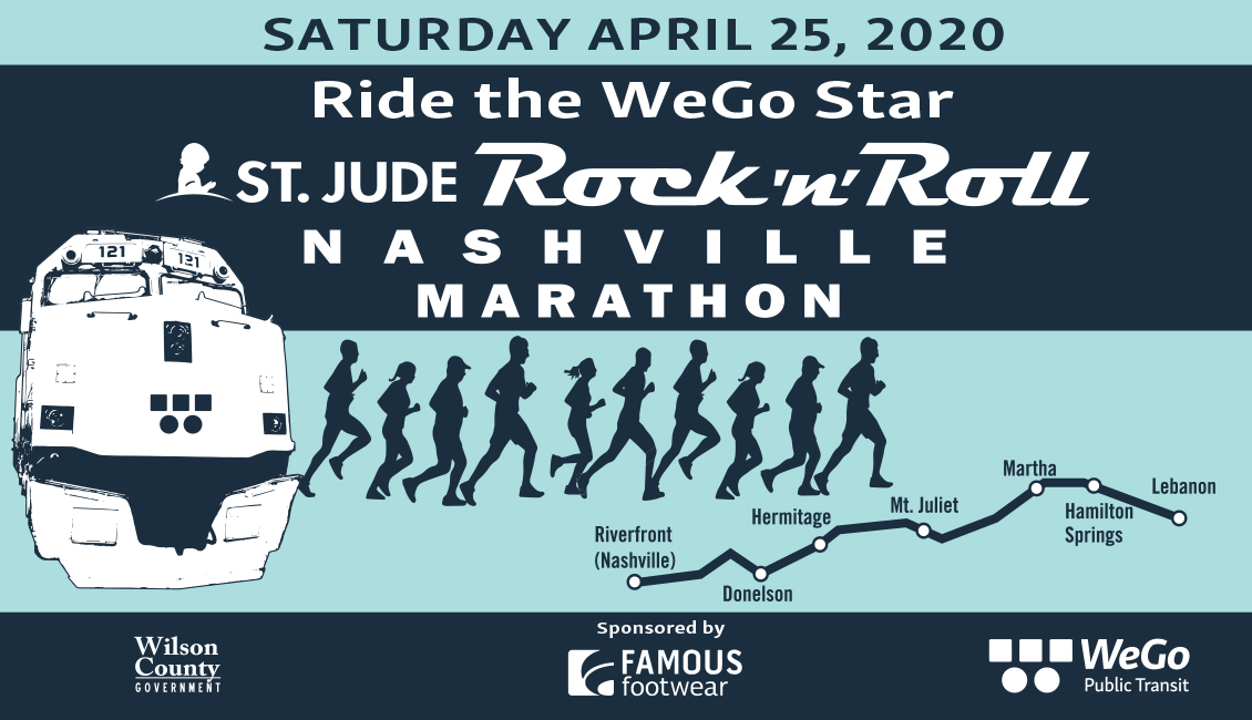 WeGo Public Transit St. Jude Rock 'n' Roll Nashville Marathon